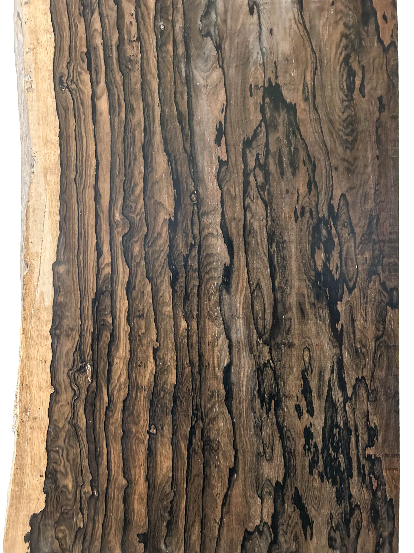 Ziricote Highly Figured Lumber board - 47" x 12" x 1-1/8" [WE292]