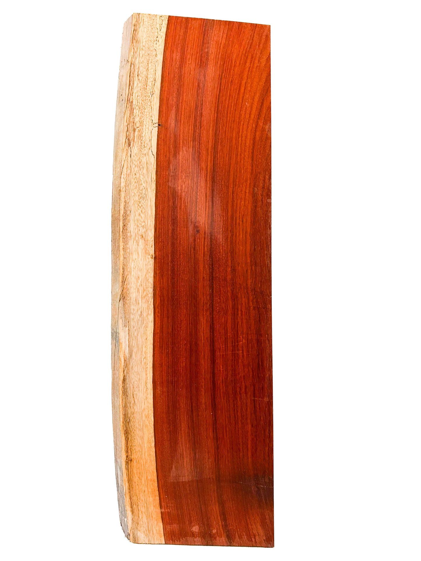 Padauk, African 5/4 Live Edge Shelves - 34.5"x 10" x 1.25" [WE350]