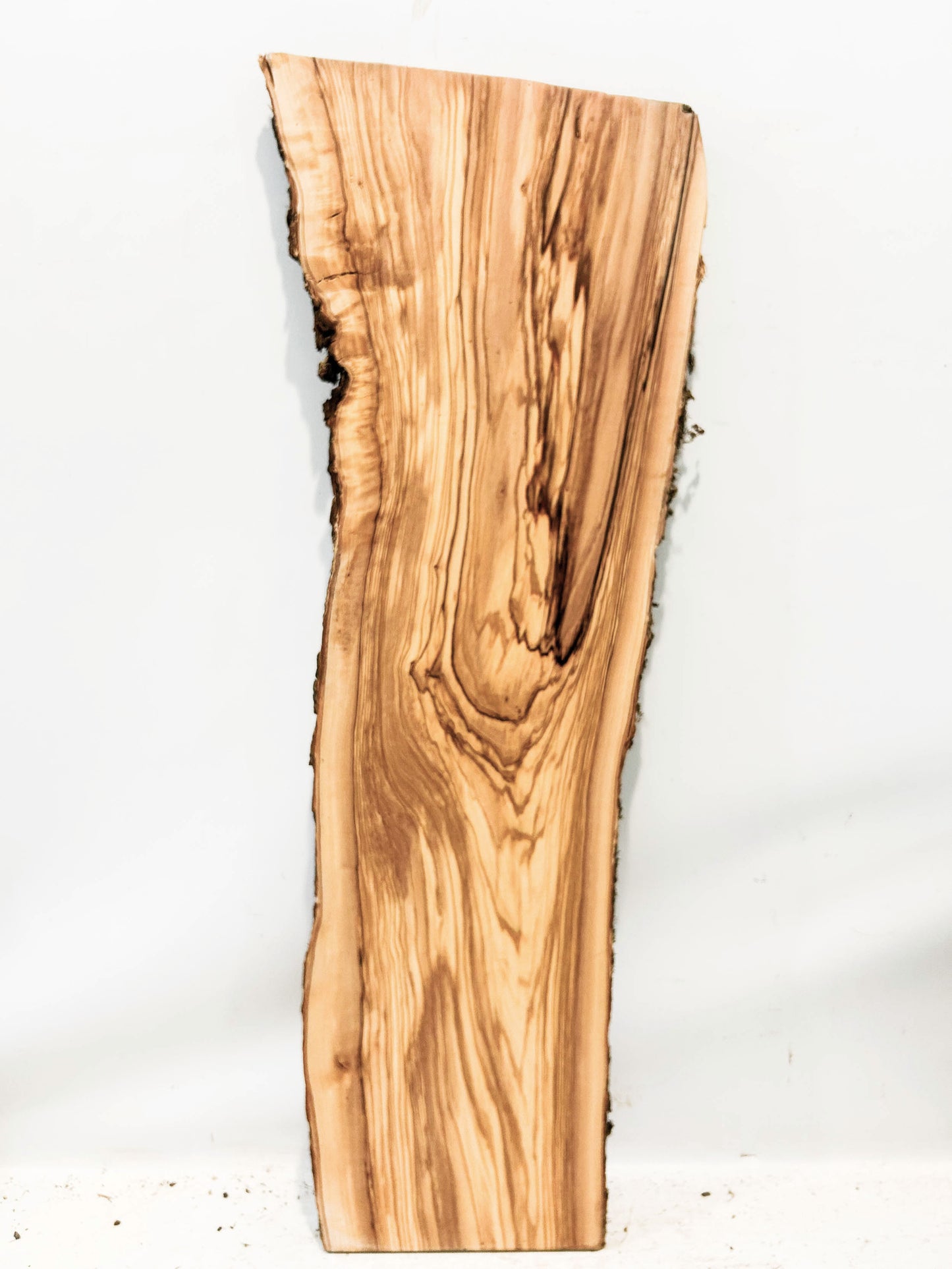 OLIVEWOOD: Italian Live Edge Figured, Cutting Boards 30"x 8-11"x 1" [WE364]