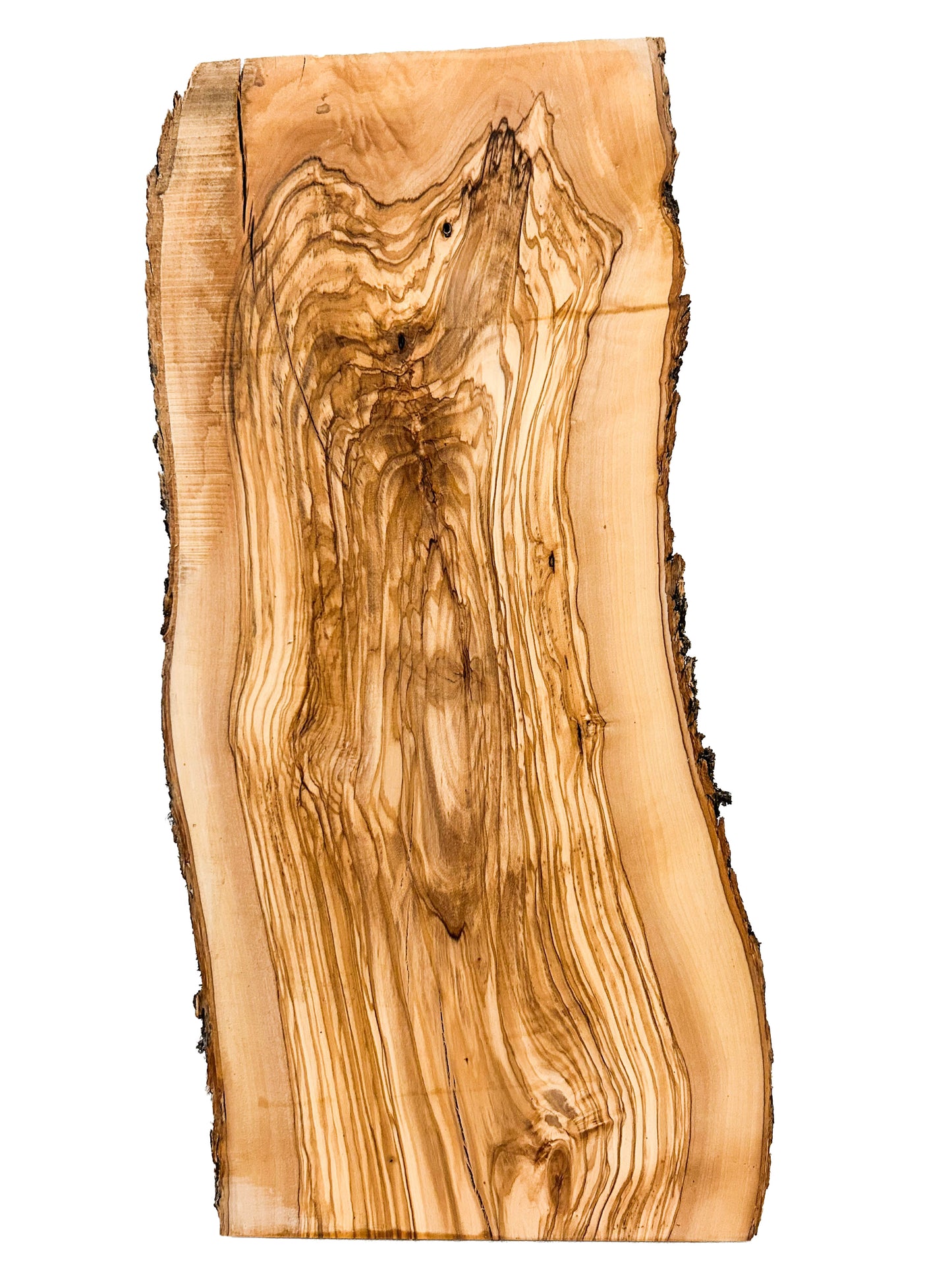 OLIVEWOOD: Italian Live Edge Figured, Cutting Boards 20"x 9"x 1" [WE367]