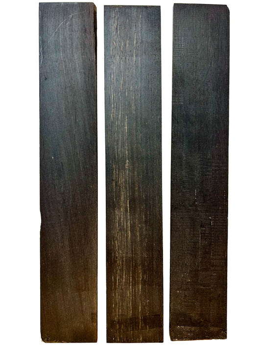 Ebony, Gabon Black Ukulele Fingerboards - 12" x 2" x 1/4" [E388]