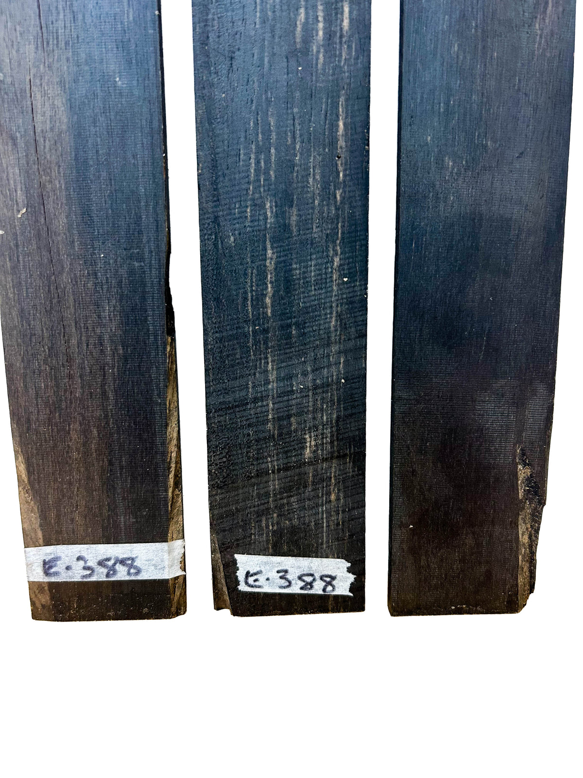 Ebony, Gabon Black Ukulele Fingerboards - 12" x 2" x 1/4" [E388]