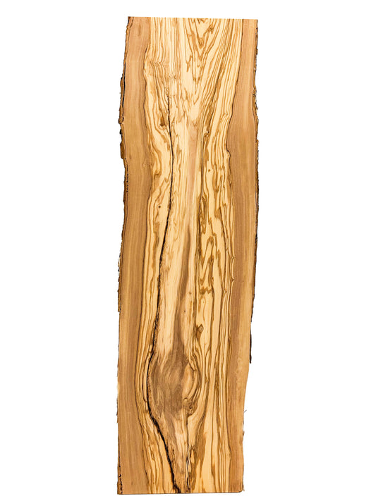 OLIVEWOOD: Italian Live Edge Figured, Cutting Boards 36"x 10"x 3/4" [WE394]