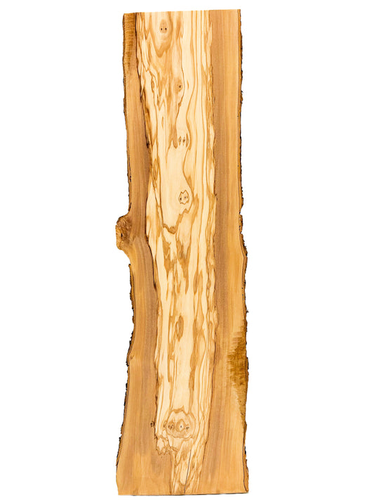 OLIVEWOOD: Italian Live Edge Figured, Cutting Boards 36"x 8.5"x 3/4" [WE395]