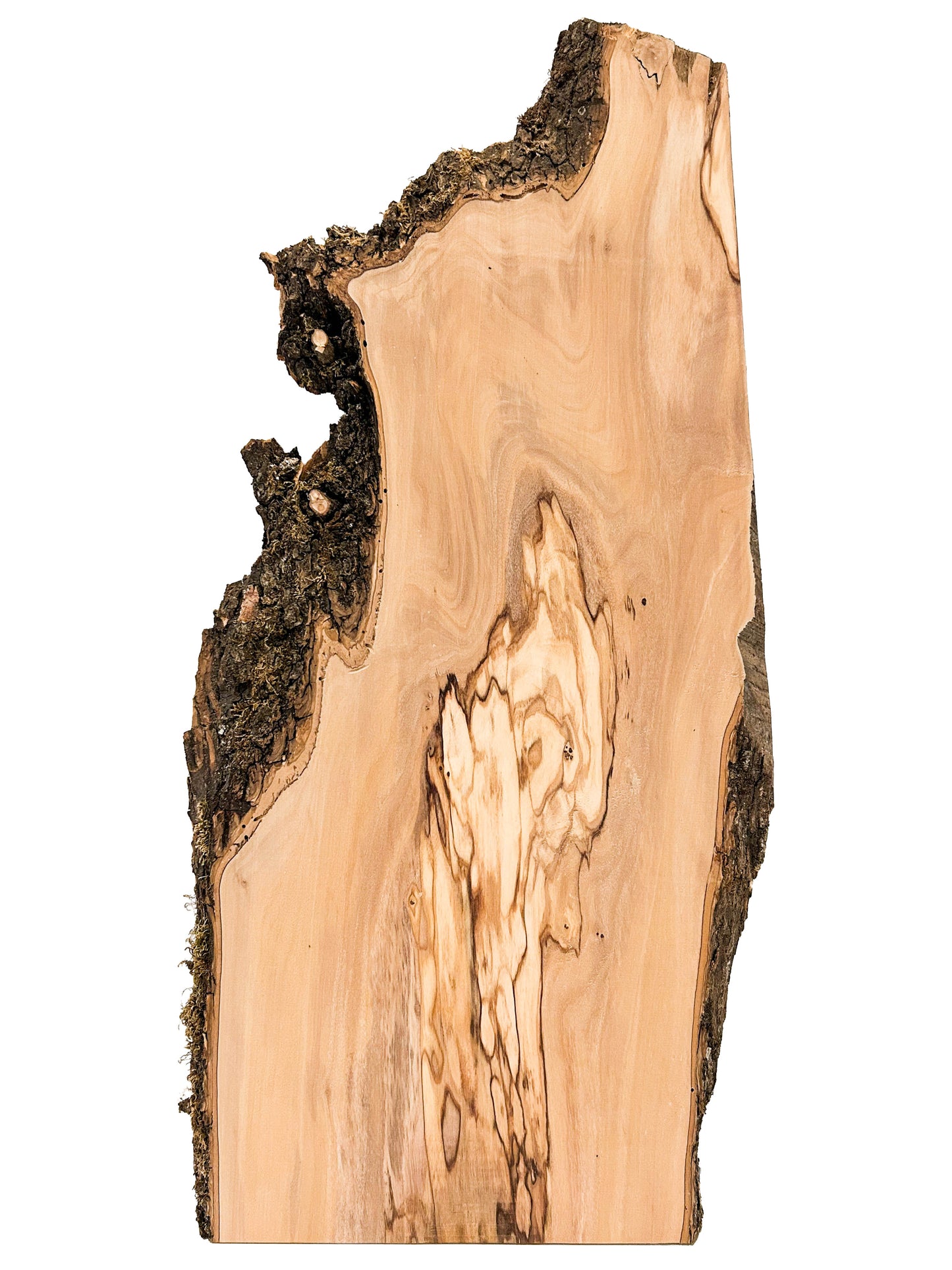 OLIVEWOOD: Italian Live Edge Figured, Cutting Boards 24"x 7-11"x 3/4" [WE398]