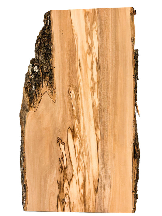 OLIVEWOOD: Italian Live Edge Figured, Cutting Boards 18"x 8-11"x 3/4" [WE400]