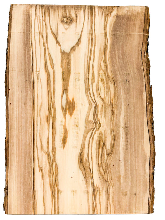 OLIVEWOOD: Italian Live Edge Figured, Cutting Boards 13"x 9"x 3/4" [WE402]