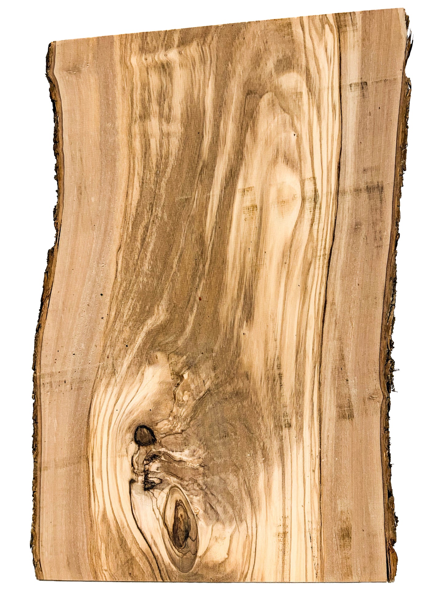 OLIVEWOOD: Italian Live Edge Figured, Cutting Boards 14"x 9"x 3/4" [WE404]