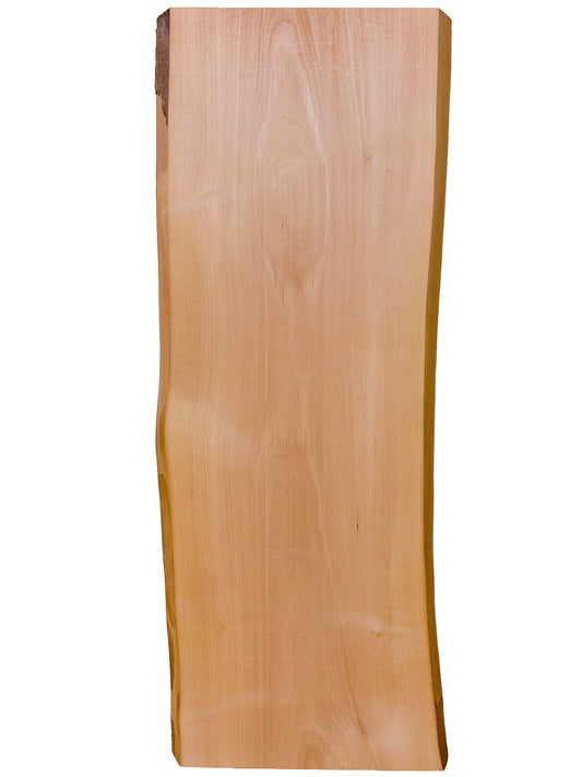Pearwood, Swiss KD Live Edge Lumber - 24" x 9.5" x .75" [WE421]