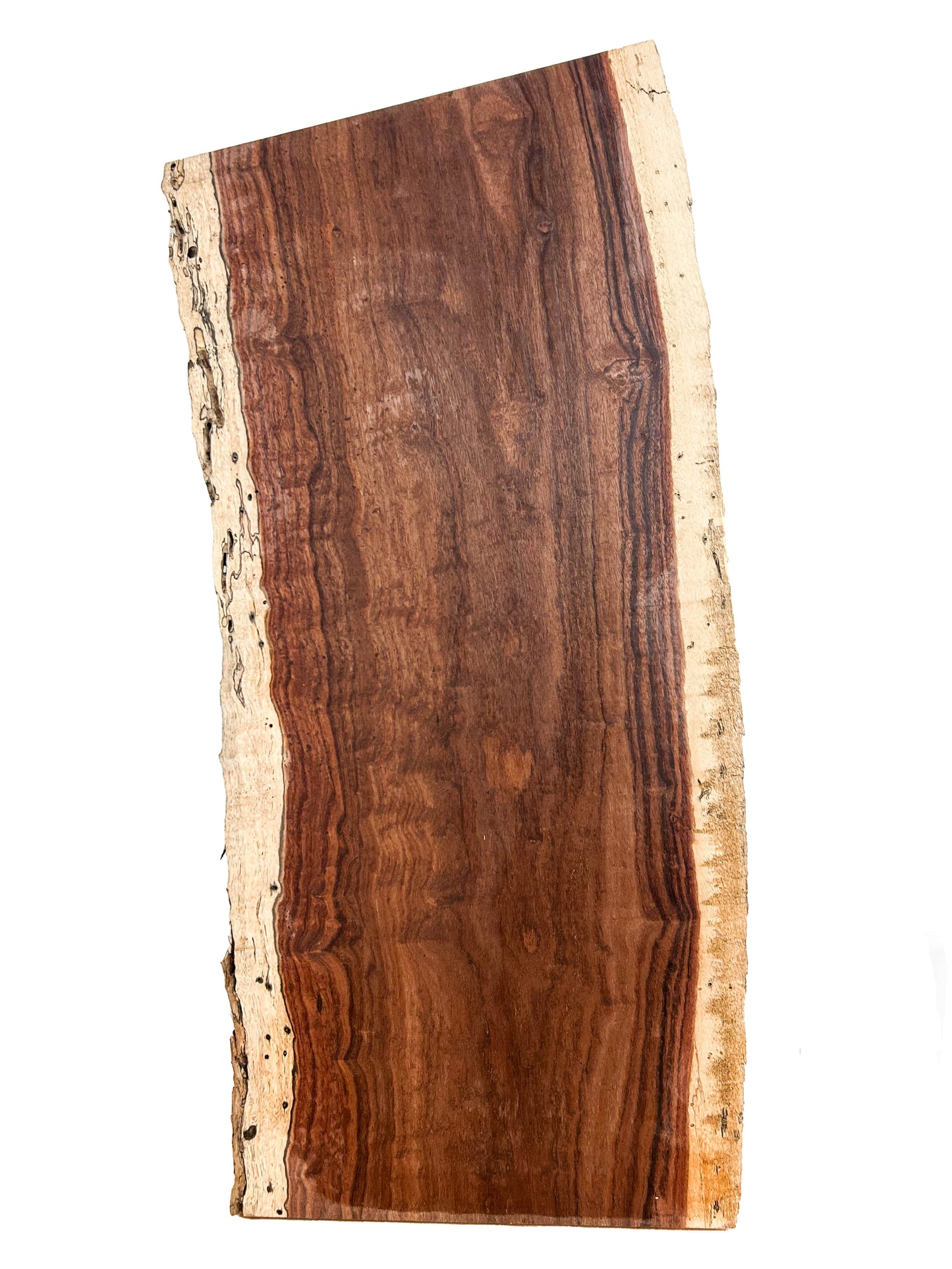 Hormigo 5/4 Live Edge Slab - 25"x 11" x 1-1/8" [WE433]