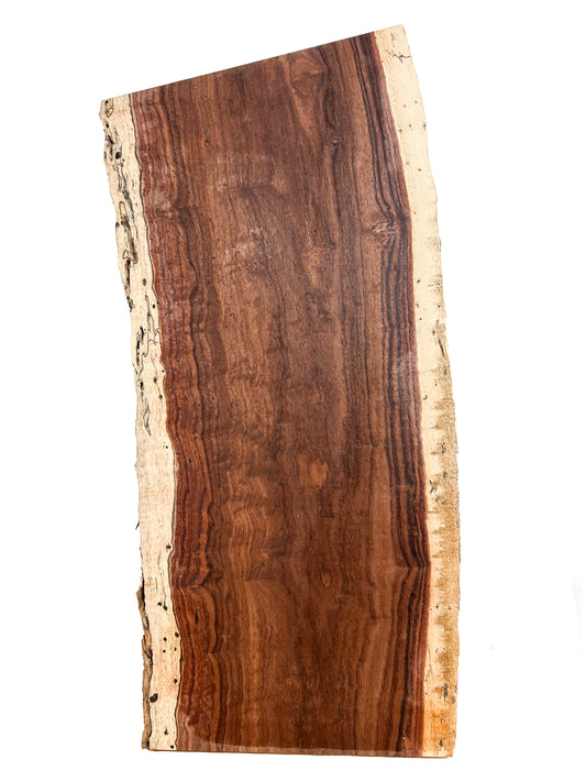 Hormigo 5/4 Live Edge Slab - 25"x 11" x 1-1/8" [WE433]