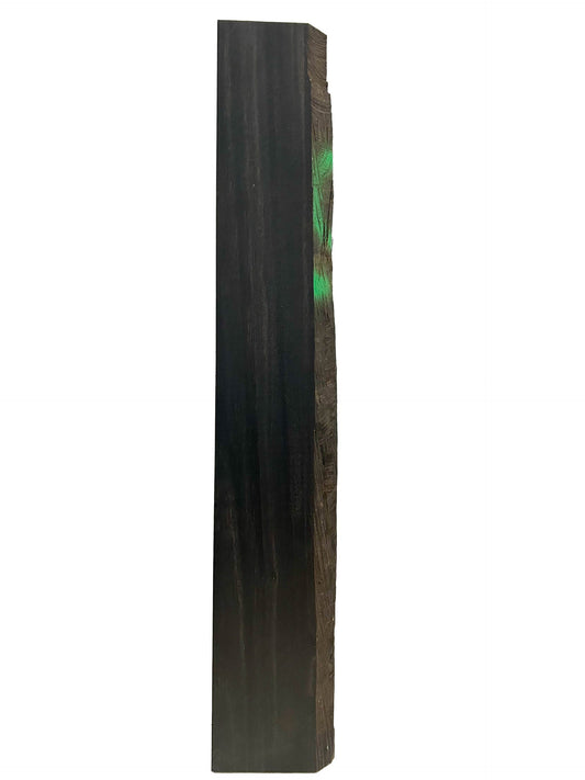 Jet Black Gaboon Ebony KD <br> 28"x 3.25-4"x 7/8" WE-2 image 1