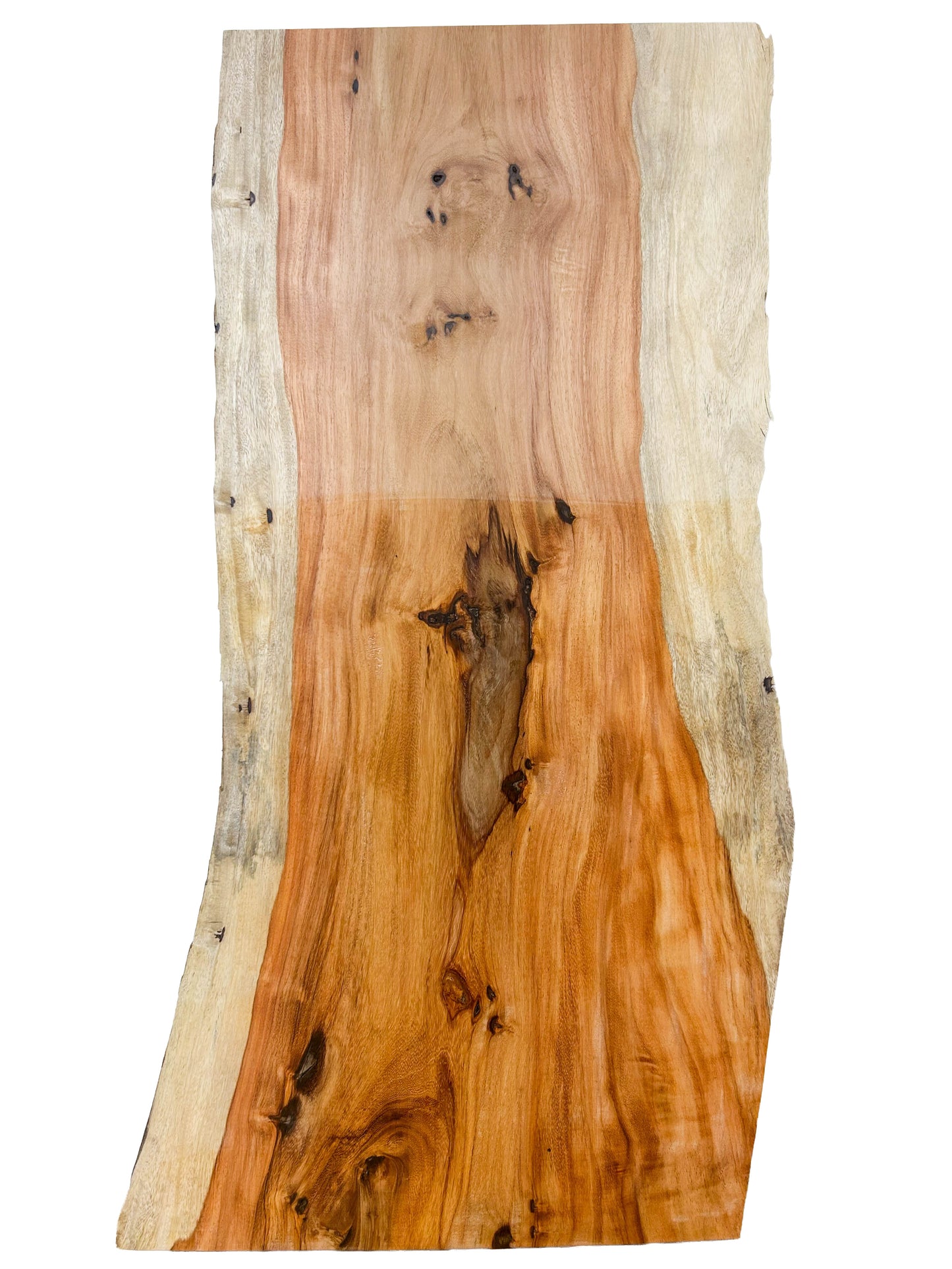 Macacauba/Red Canary 5/4 Live Edge Slabs - 36"x 16.5-18.5" x 1-1/8" [WE441]
