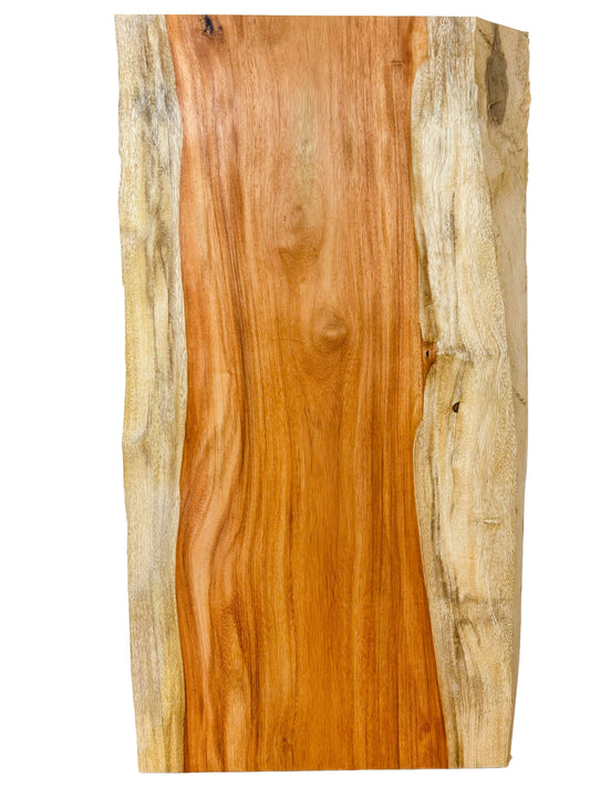 Macacauba/Red Canary 5/4 Live Edge Slabs - 30.5"x 16-17" x 1-1/8" [WE442]