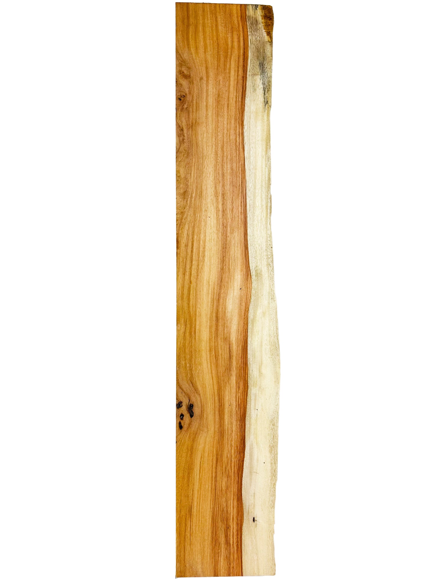 Macacauba/Red Canary 5/4 Live Edge Slabs - 43"x 7-8" x 1-1/8" [WE444]