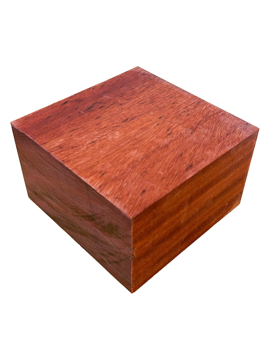 Bloodwood Vibrant Thick Stock Bowl Blank - 6.5" x 6.5" x 4" [WE446]