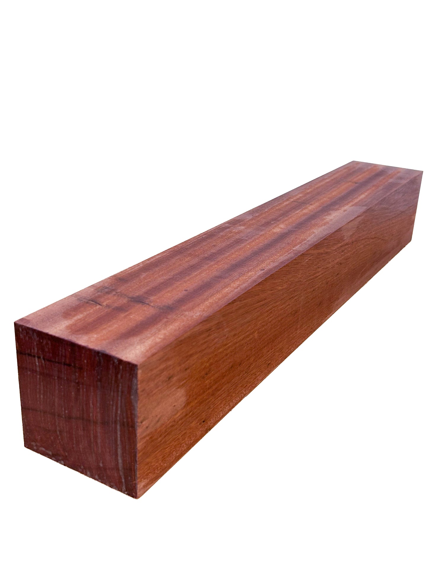 Bloodwood Vibrant Thick Stock Spindle/Turning blank - 24.5" x 3.75" x 3.75" [WE450]
