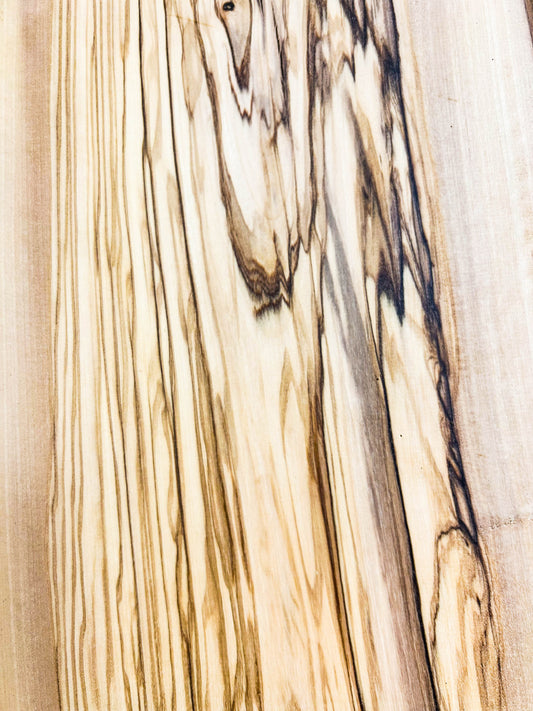 OLIVEWOOD: Italian Live Edge Figured, Cutting Boards 28"x 9"x 1" [WE452]