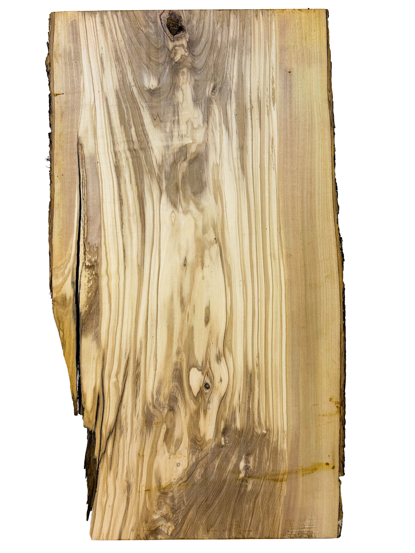 OLIVEWOOD: Italian Live Edge Figured, Cutting Boards 24"x 12-13"x 1-1/8" [WE455]