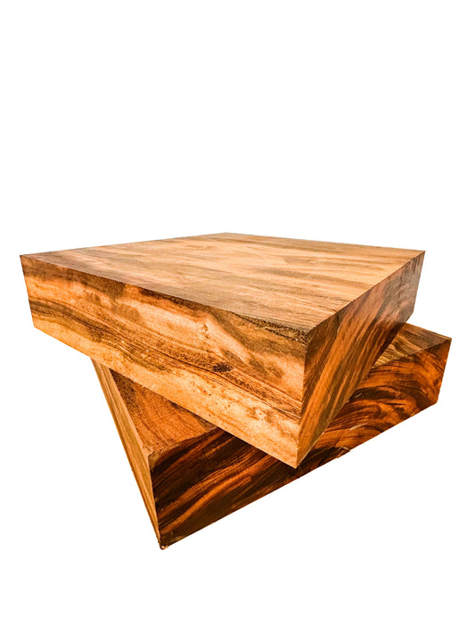 Goncalo Alves/Tigerwood Thick Stock Highly Figured Bowl Blank - 16" x 16" x 4" [WE463]