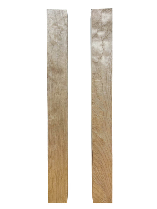 Maple, Quilted Big Leaf Turning squares - 18" x 2" x 2" [WE478]