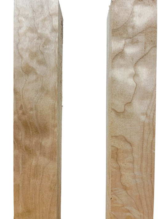 Maple, Quilted Big Leaf Turning squares - 18" x 2" x 2" [WE478]