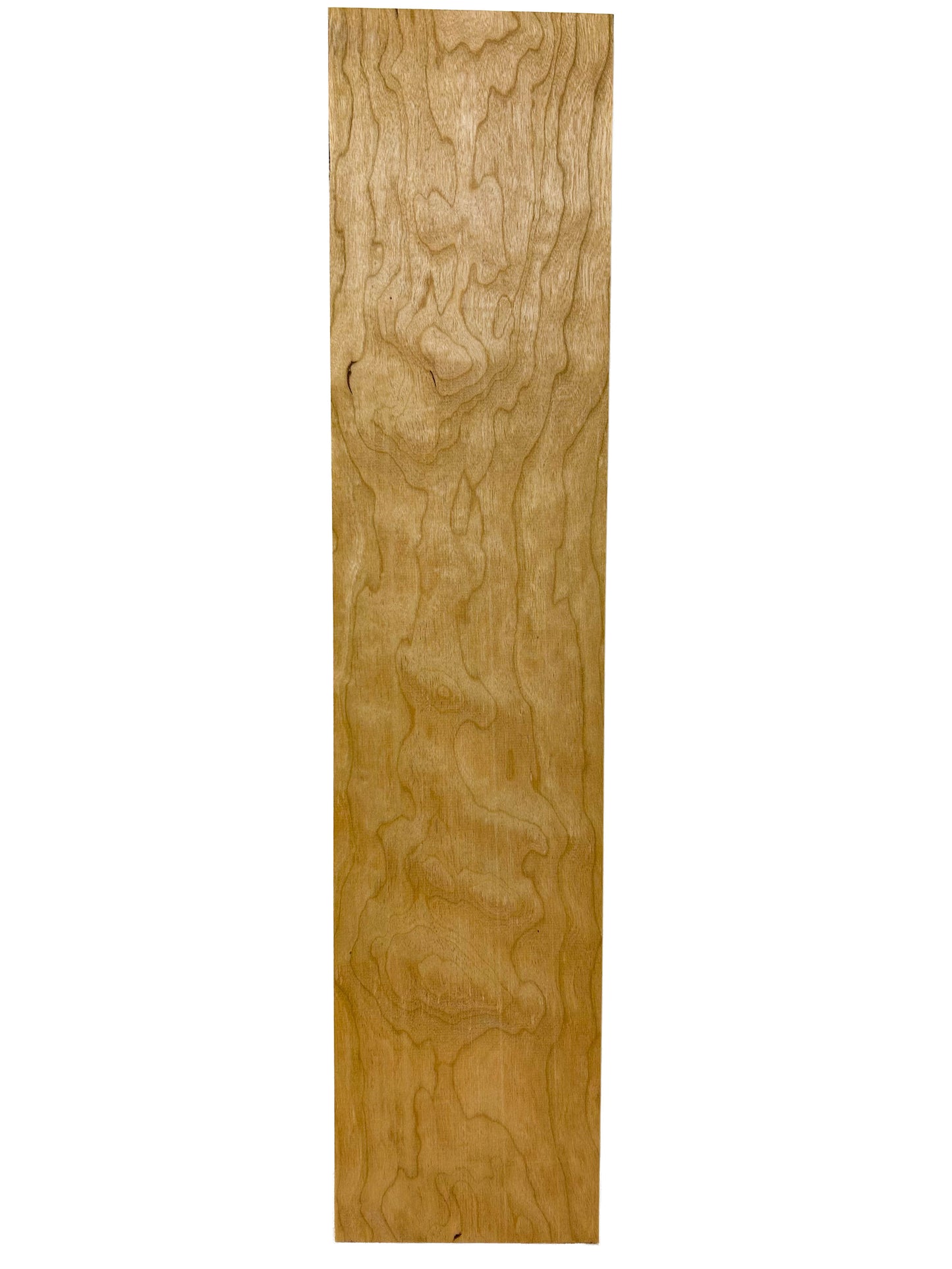 Figured Curly Cherry Board - 24" x 5-3/8" x 3/4" - WE523