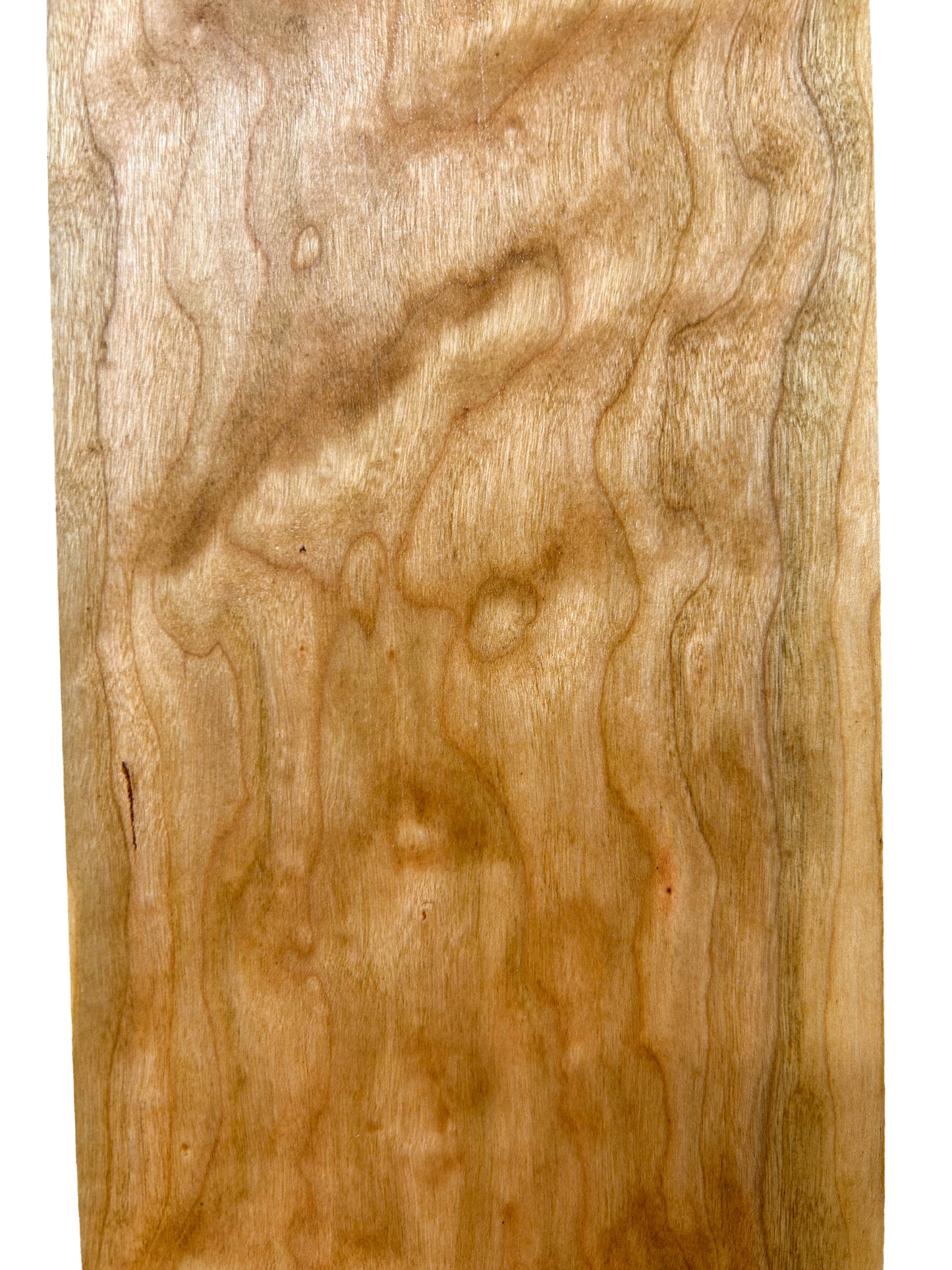 Figured Curly Cherry Board - 24" x 5-3/8" x 3/4" - WE523