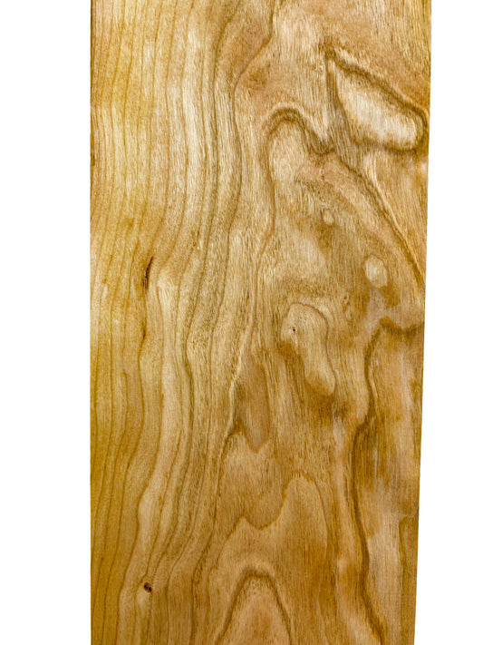 Figured Curly Cherry Board - 35" x 4-7/8" x 3/4" - WE524