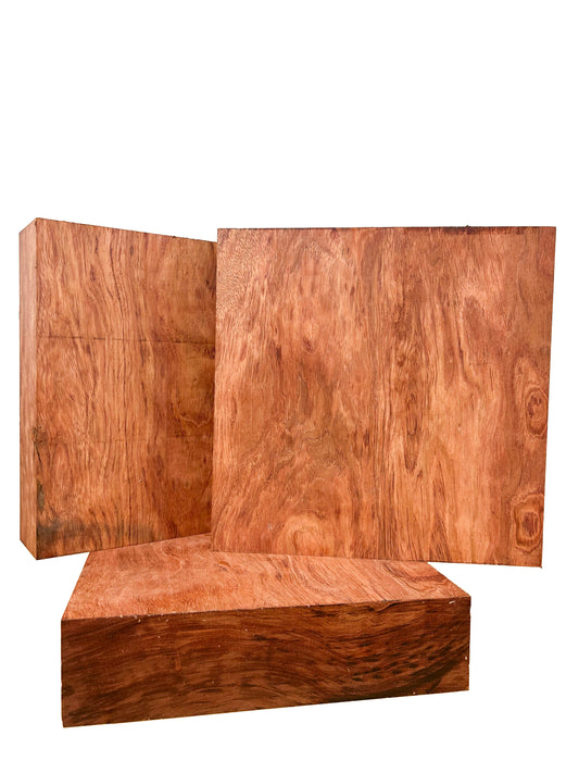 Bubinga Figured Platter/Bowl Blank - 11.75" x 11.75" x 2-7/8" - WE533
