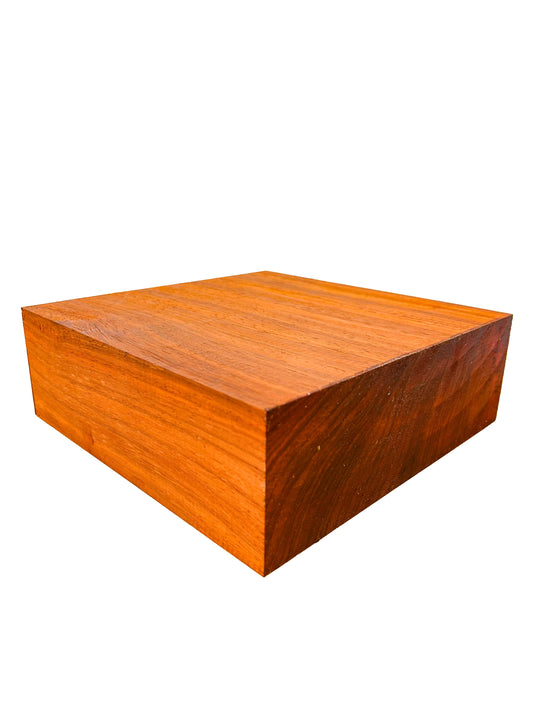 Padauk, African 12/4 Vibrant Platter/Bowl Blank - 8.75" x 8.75" x 2-7/8" - WE536