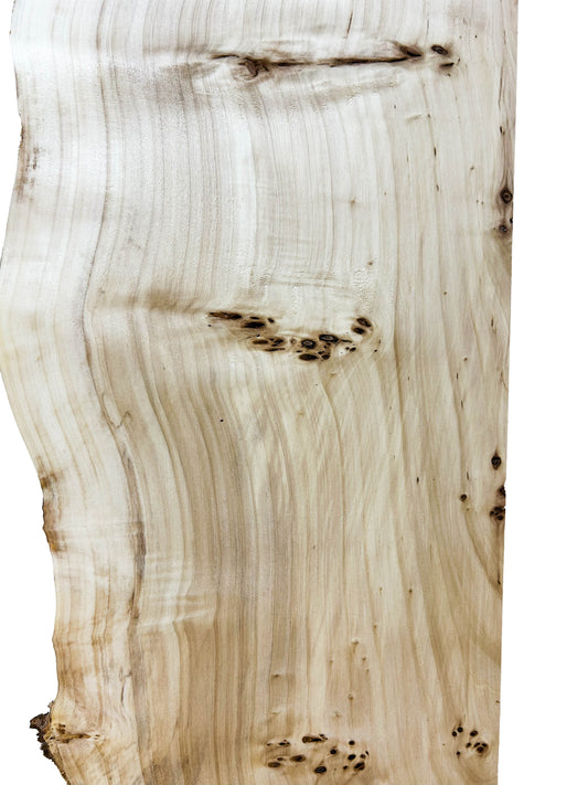 Mappa, European LIVE EDGE Burl - 42.5" x 11-13" x 3/4" WE574