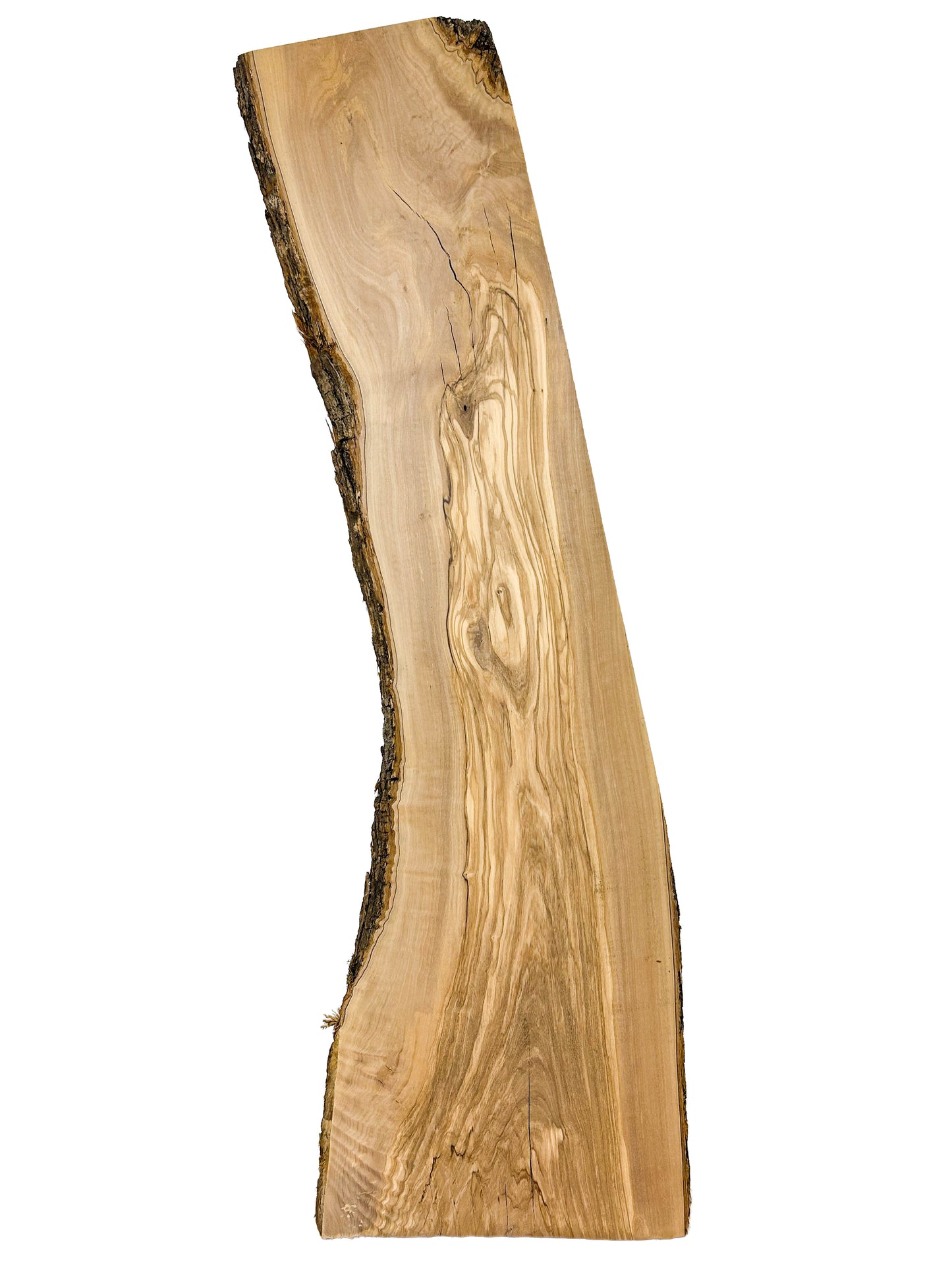 OLIVEWOOD: Italian Live Edge Figured, Cutting Boards 41"x 9.5-12"x 7/8" - WE575