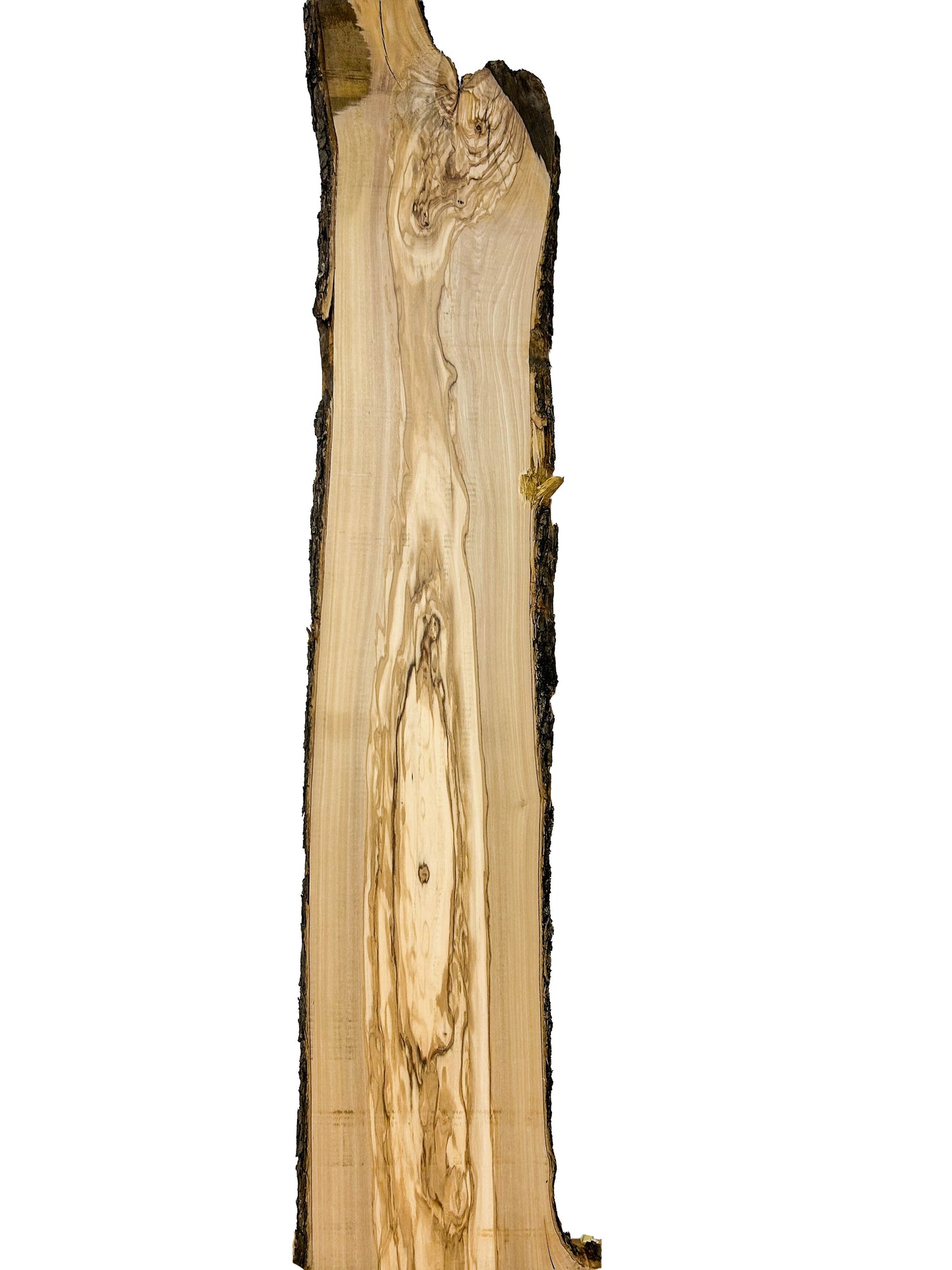 OLIVEWOOD: Italian Live Edge Figured, Cutting Boards 48"x 9.5"x 7/8" - WE576