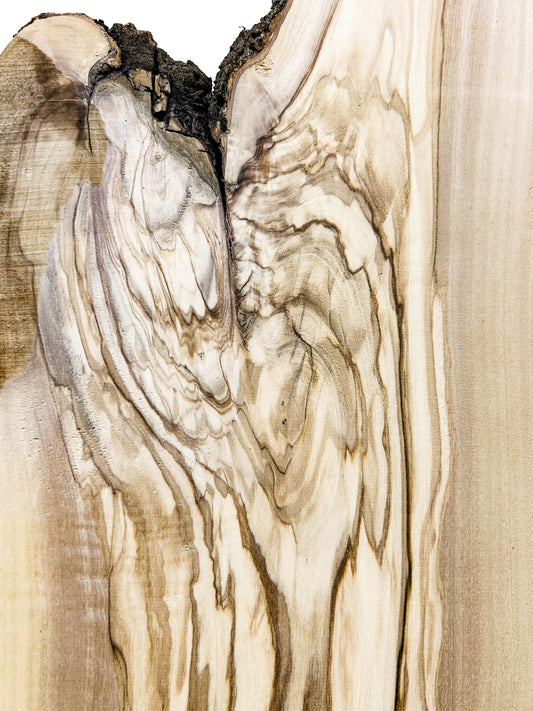 OLIVEWOOD: Italian Live Edge Figured, Cutting Boards 48"x 9.5"x 7/8" - WE576