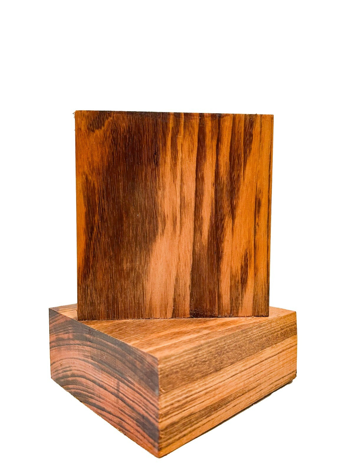 Highly Figured Goncalo Alves/Tigerwood Bowl Blank - 5" x 5" x 2" [E-1075]