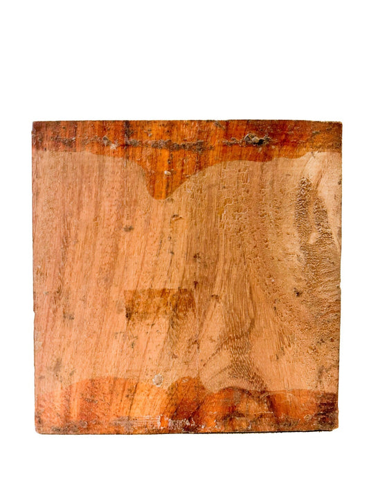 AD Macacauba /Red Canary Bowl Blank - 6" x 6" x 2" [E-831]