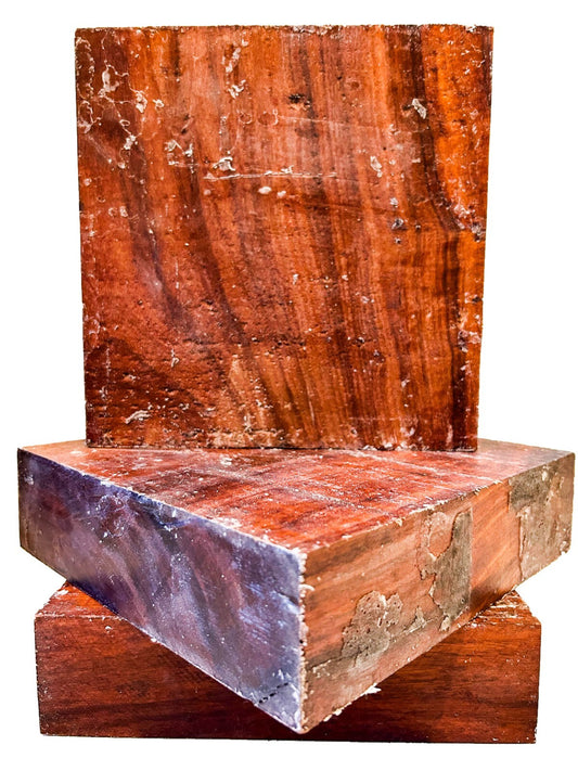 Granadillo Bowl Blank Fully Waxed/Air Dried - 8" x 8" x 2" [E-679]