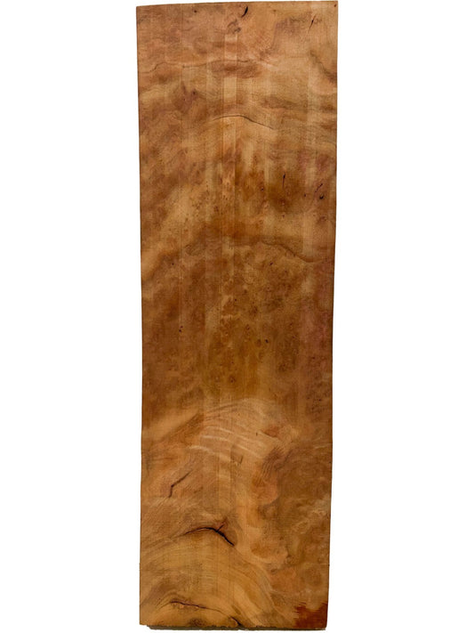 Highly Figured Asian Camphor Burl guitar body blank - 24.5" x 7.5" x 2" [E-1078]