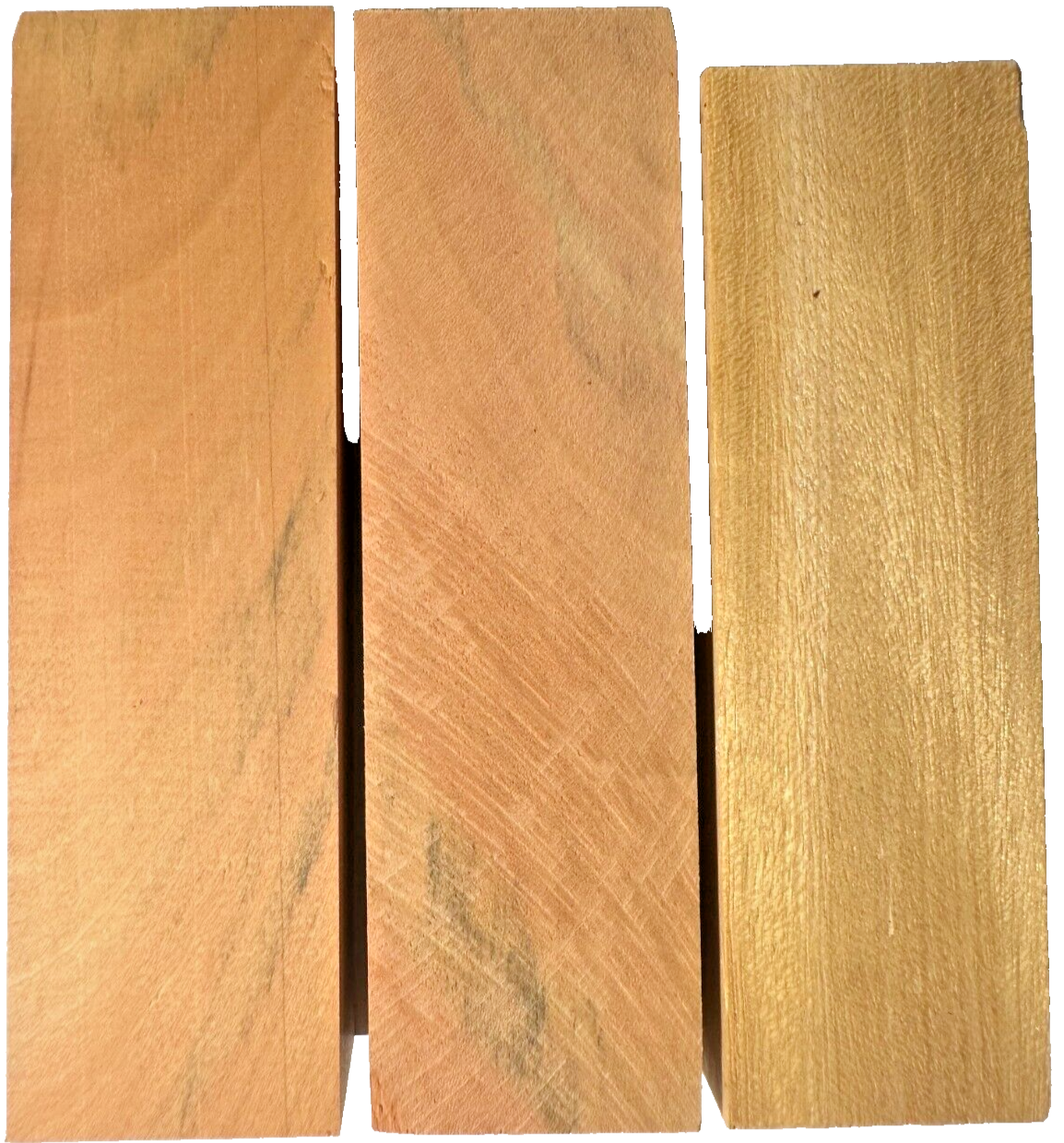 Yellow Heart Knife Scales/Pistol Grips - 5" x 1 1/2" x 1" (3 pcs.) [E-370]