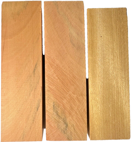 Yellow Heart Knife Scales/Pistol Grips - 5" x 1 1/2" x 1" (3 pcs.) [E-370]