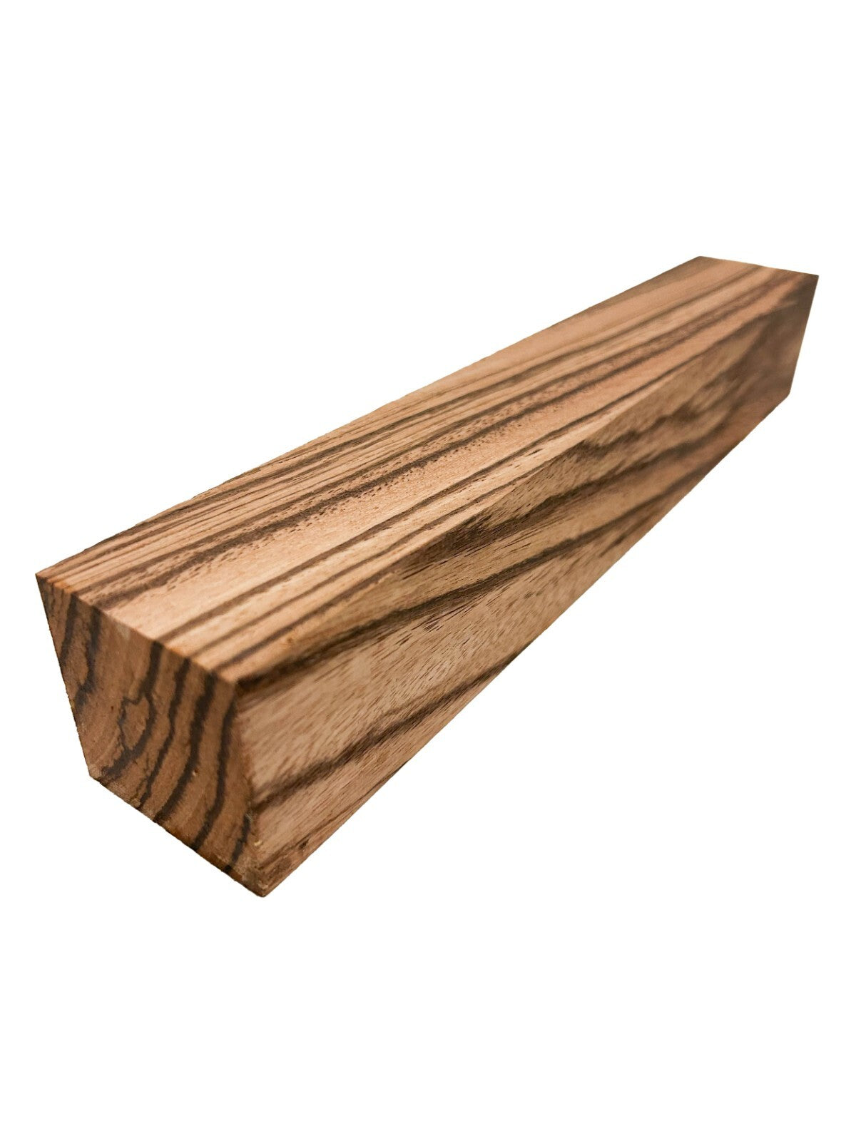 Zebrawood Turning Square/Spindle/Pool Cue Blanks - 2" x 2" x 12" [E-516]