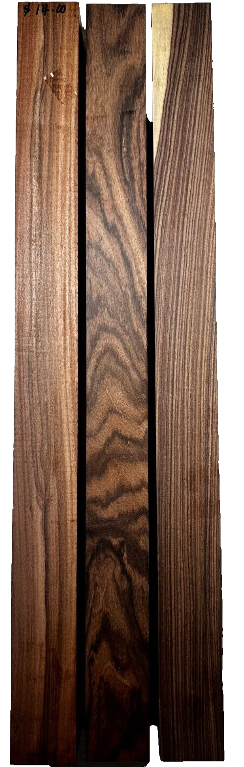 Morado/Bolivian Rosewood Pool Cue/Spindle/Blank - 1 1/2" x 1 1/2" x 18" [E-522]