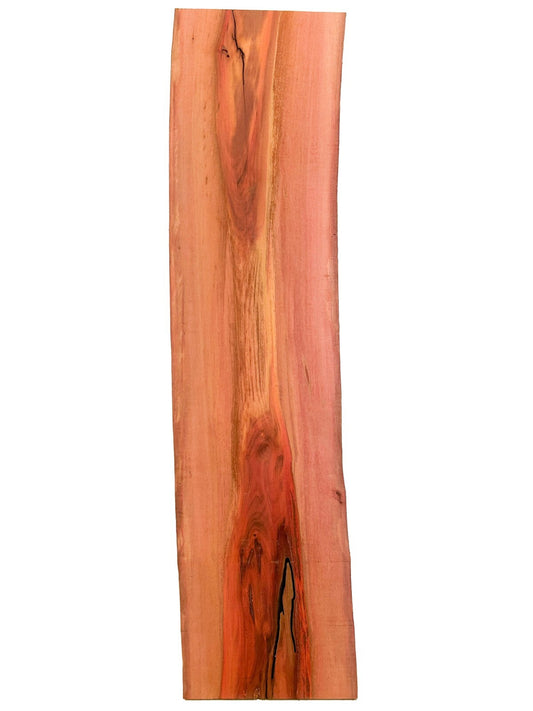 Live Edge vibrant Redheart/Chakte Kok Board - 36.5" x 9" x 1-1/8" [E-1051]