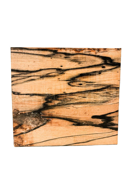 Black & White Ebony Bowl Blank - 5.5" x 5.5" x 1-7/8" [E-970]