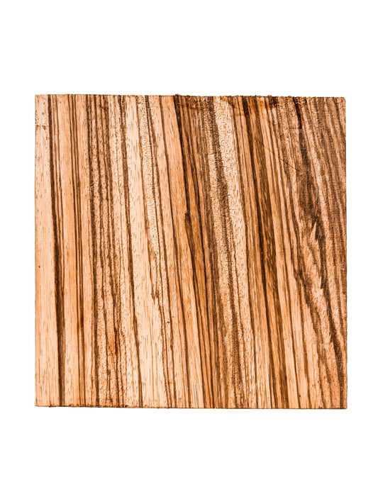 Zebrawood Bowl Blanks - 6-7/8" x 6-7/8" x 1-7/8" [E-930]