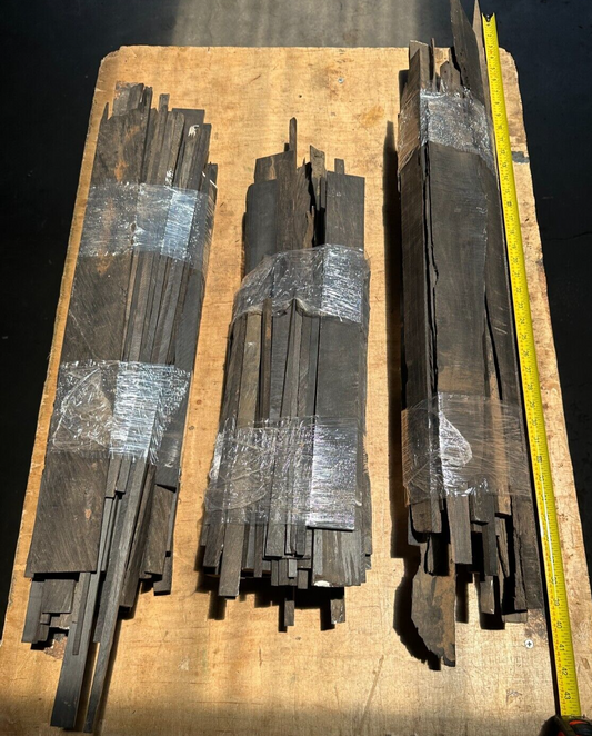 Gabon Ebony Offcut Packs -  15 lbs.  ($3.50/LB) [E-412]