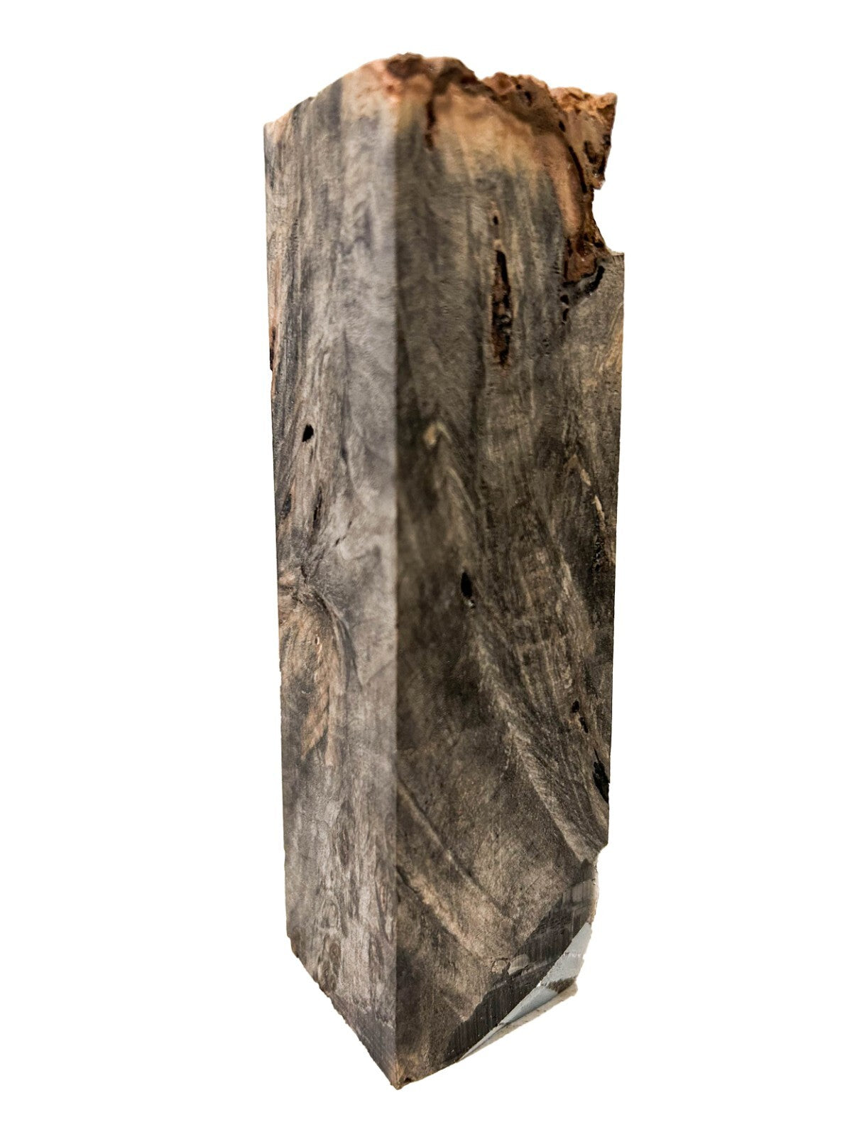 Stabilized & Epoxied Buckeye Burl - 6" x 1.75" x 1.75" [E-899]