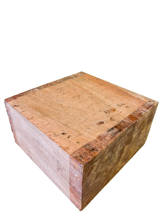 AD Macacauba /Red Canary Bowl Blank - 6" x 6" x 3" [E-832]