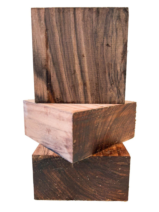 Bolivian (Santos) Rosewood Bowl Blanks - 3-7/8" x 3-7/8" x 2" [E-699]